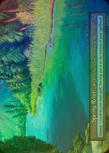 【FOIL】[Site] Spring River [beta-Ordinary]